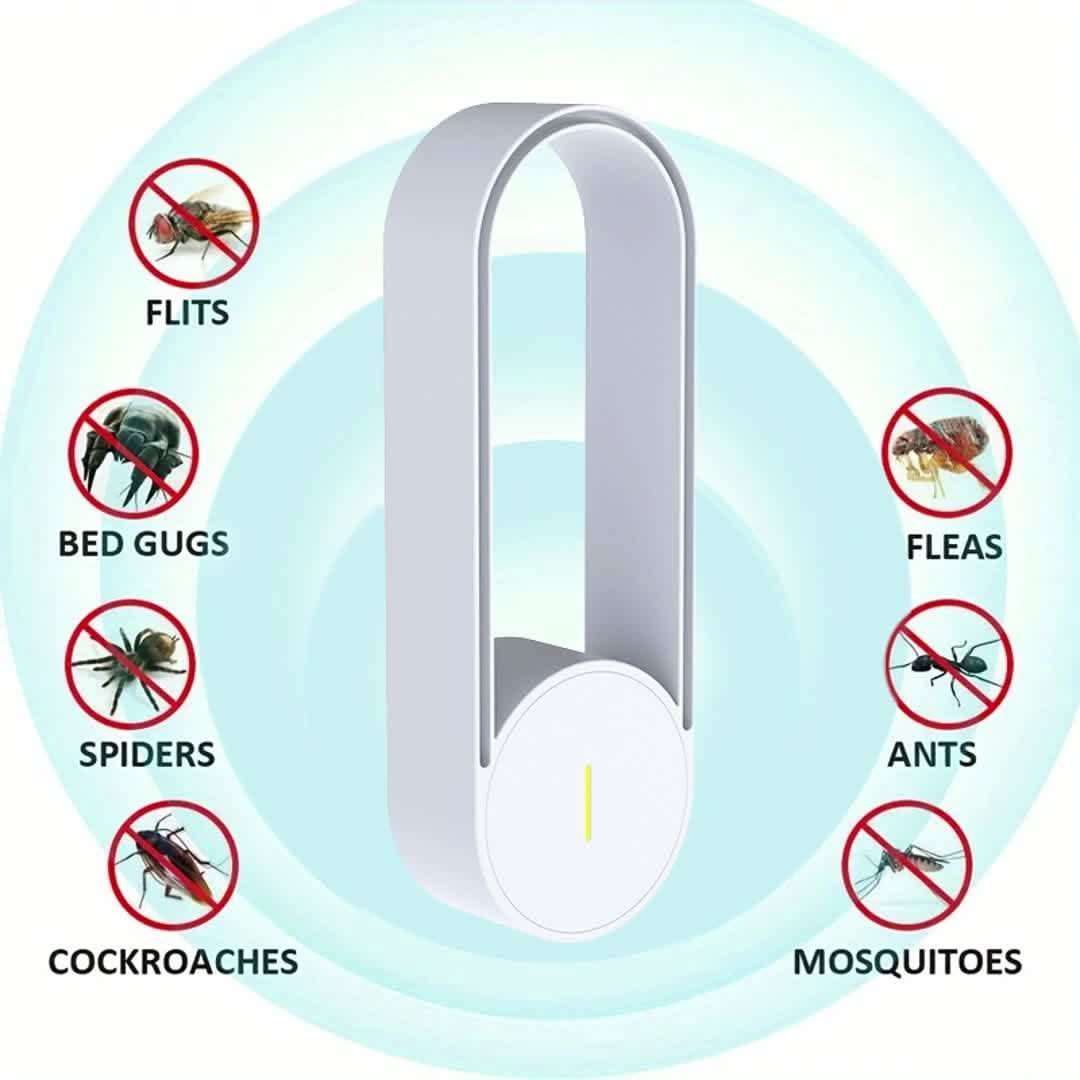 Indoor Insect Repellent Ultrasonic Non-Toxic Silent & Energy-Efficient