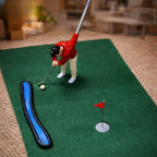 Indoor Mini Golf Set Adjustable Course Includes 6 Clubs