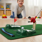 Indoor Mini Golf Set Adjustable Course Includes 6 Clubs
