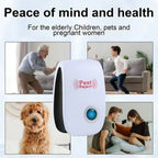 Indoor Pest Repellent Ultrasonic Plug-In 80 m² Coverage