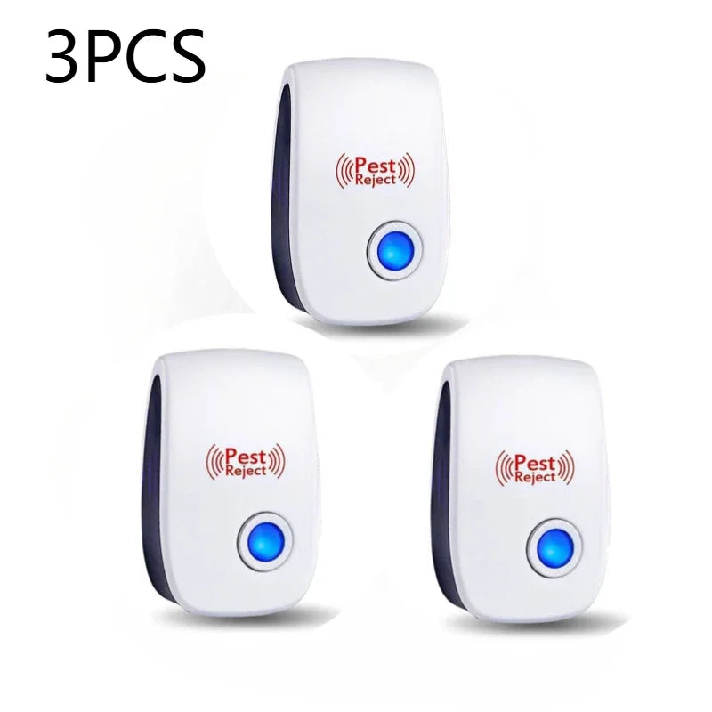 Indoor Pest Repellent Ultrasonic Plug-In 80 m² Coverage