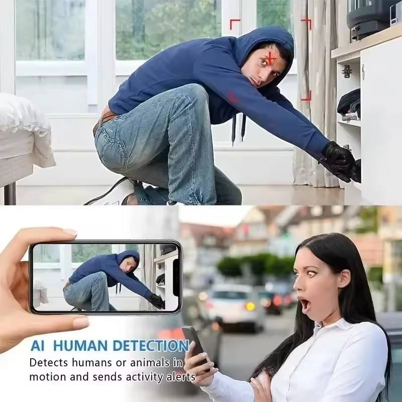 Indoor Security Camera 1080P HD Night Vision Two-Way Audio