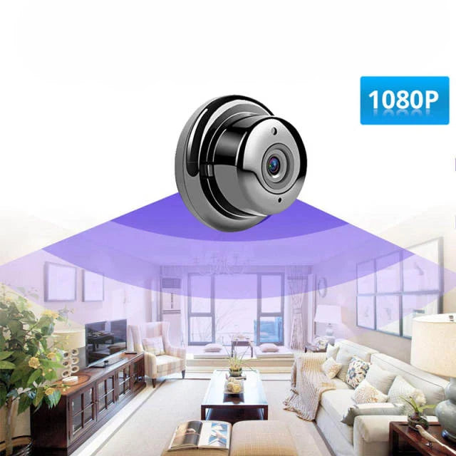 Indoor Security Camera 1080p Night Vision Magnetic Mount