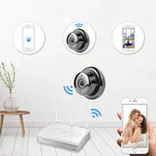Indoor Security Camera 1080p Night Vision Magnetic Mount