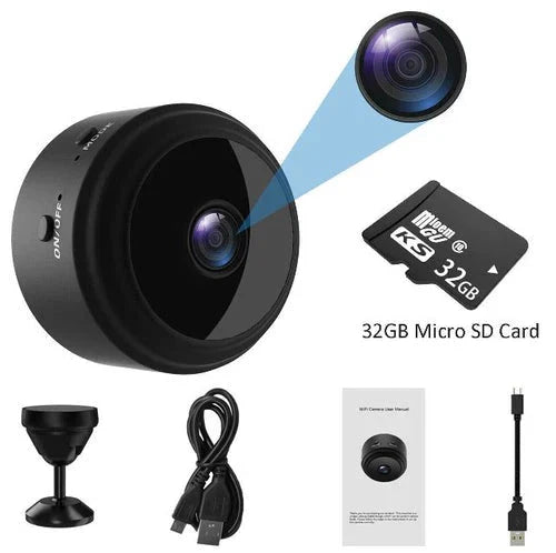 Indoor Security Camera WiFi Night Vision Motion Detection