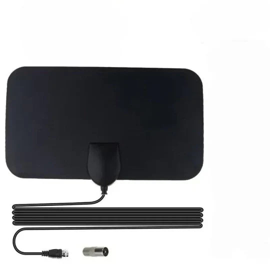 Indoor TV Antenna Slim Flat Up To 50-Mile Range