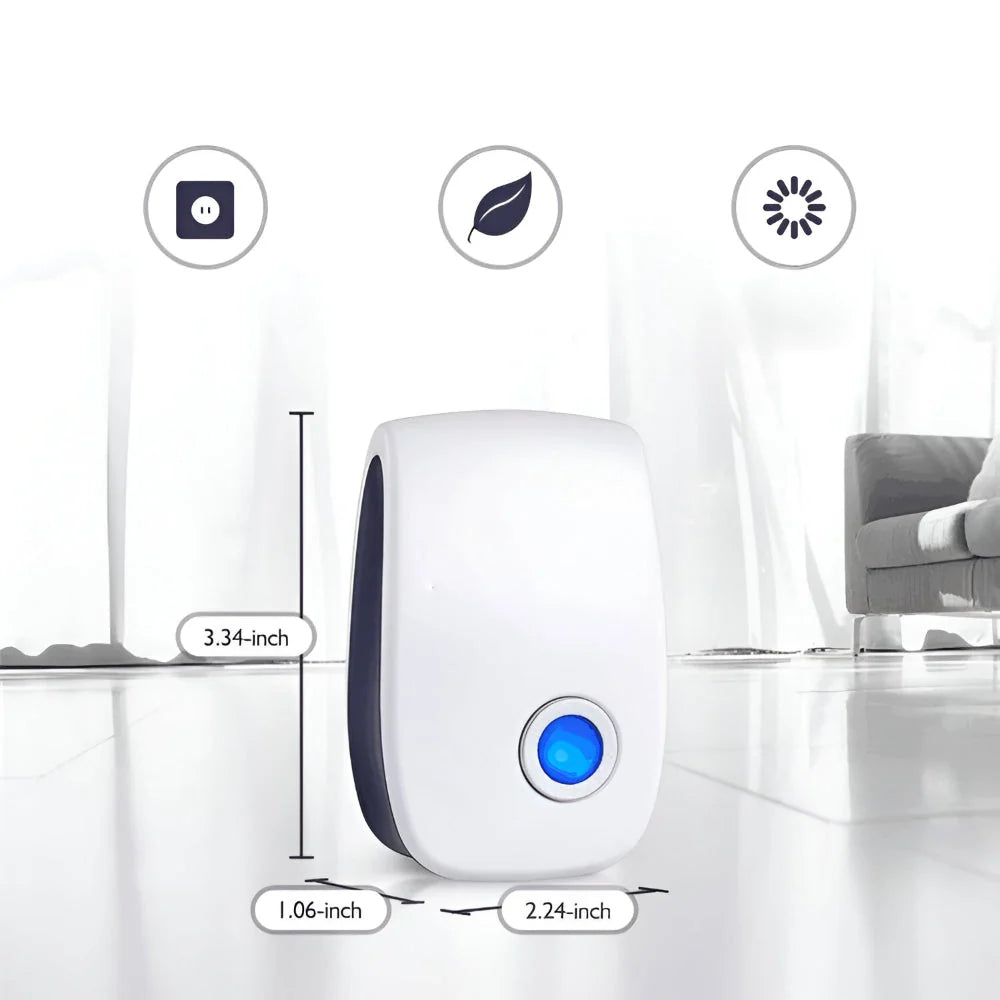 Indoor Ultrasonic Pest Repeller Plug-In Set of 2