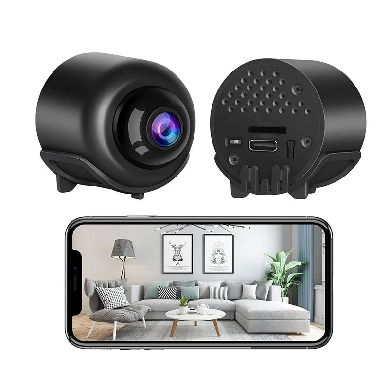 Indoor WiFi Security Camera 1080P Night Vision Two-Way Audio