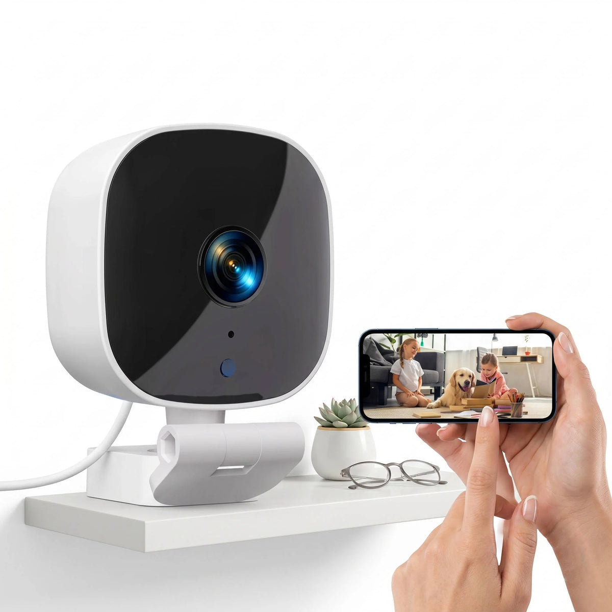 Indoor WiFi Security Camera Infrared Night Vision Two-Way Audio