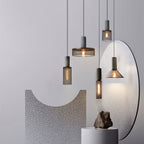 Industrial Concrete & Metal Pendant Light (E26/E27 Compatible)