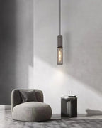Industrial Concrete & Metal Pendant Light (E26/E27 Compatible)