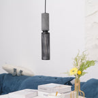 Industrial Concrete & Metal Pendant Light (E26/E27 Compatible)