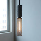 Industrial Concrete & Metal Pendant Light (E26/E27 Compatible)