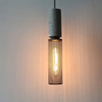Industrial Concrete & Metal Pendant Light (E26/E27 Compatible)