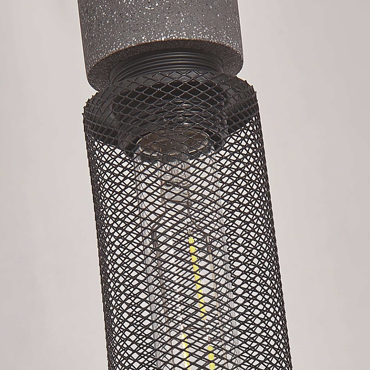 Industrial Concrete & Metal Pendant Light (E26/E27 Compatible)
