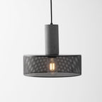Industrial Concrete & Metal Pendant Light (E26/E27 Compatible)
