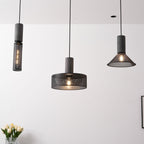 Industrial Concrete & Metal Pendant Light (E26/E27 Compatible)