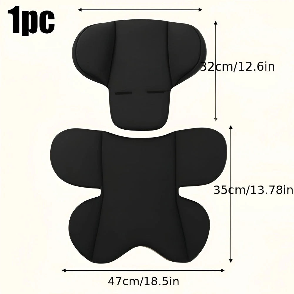 Infant Car Seat Insert Detachable Head & Body Support