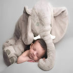 Infant Cuddle Pillow Elephant-Shaped Supportive Backrest & Machine Washable