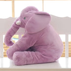 Infant Cuddle Pillow Elephant-Shaped Supportive Backrest & Machine Washable