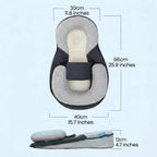 Infant Inclined Bed 10 Degree Elevation Anti-Roll Sides