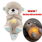 Infant Teddy Bear Breathing Motion & Soothing Sounds Machine Washable