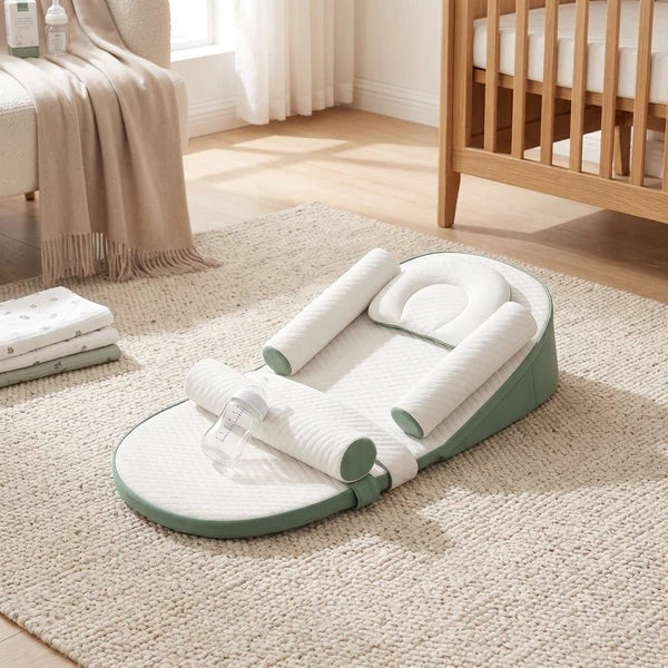 Infant Wedge Pillow Contoured Memory Foam Removable Waterproof Cover
