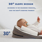 Infant Wedge Pillow Contoured Memory Foam Removable Waterproof Cover