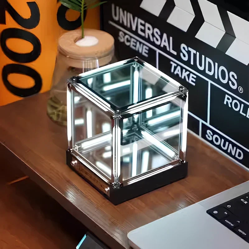 Infinity Mirror Light Cordless & Rechargeable 12 Hour Battery