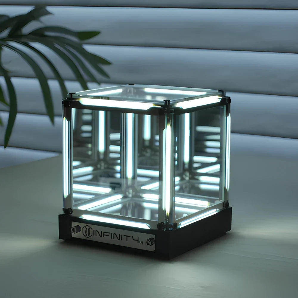 Infinity Mirror Light Cordless & Rechargeable 12 Hour Battery