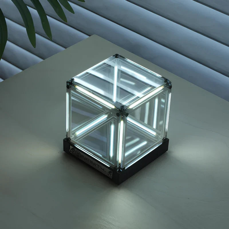 Infinity Mirror Light Cordless & Rechargeable 12 Hour Battery