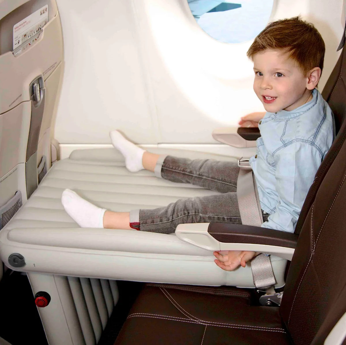 Inflatable Airplane Bed Kids PVC Pump Included