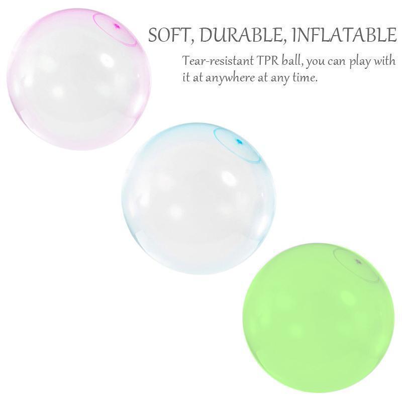 Inflatable Bubble Ball Tear Resistant Auto Seal BPA Free