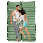 Inflatable Camping Pad 3.94 Inch Thick Built-In Pillow