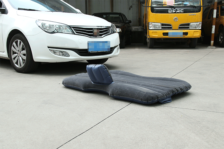 Inflatable Car Bed Ergonomic T-Support Pump & Pillows