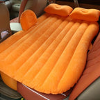 Inflatable Car Mattress T-Support & Built-In Pillows