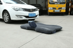 Inflatable Car Mattress T-Support & Built-In Pillows