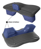 Inflatable Car Mattress T-Support & Built-In Pillows