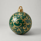 Inflatable Christmas Ball 24 Inch PVC Weather-Resistant
