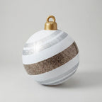 Inflatable Christmas Ball 24 Inch PVC Weather-Resistant