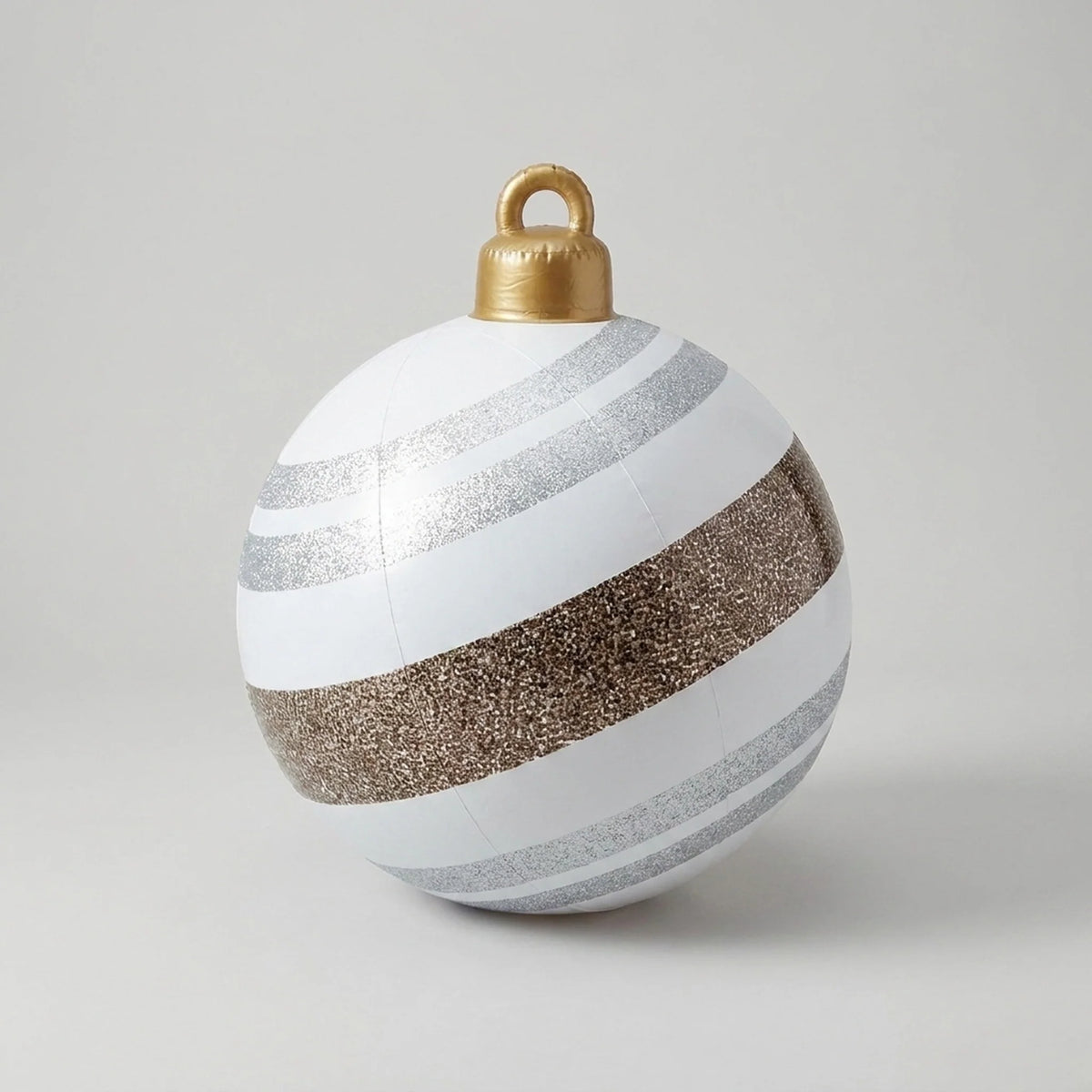 Inflatable Christmas Ball 24 Inch PVC Weather-Resistant
