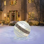 Inflatable Christmas Ball 24 Inch PVC Weather-Resistant