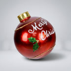 Inflatable Christmas Ball 24 Inch PVC Weather-Resistant