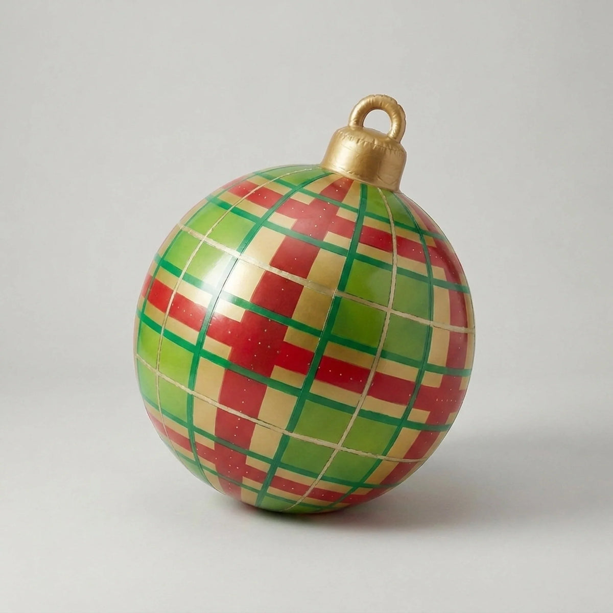 Inflatable Christmas Ball 24 Inch PVC Weather-Resistant