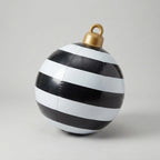 Inflatable Christmas Ball 24 Inch PVC Weather-Resistant