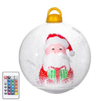 Inflatable Christmas Decoration LED-Lit Weather-Resistant Easy Setup