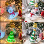 Inflatable Christmas Decoration LED-Lit Weather-Resistant Easy Setup