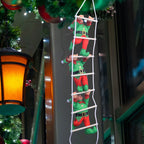 Inflatable Christmas Decoration Three Santa Figures Indoor & Outdoor