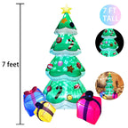 Inflatable Christmas Tree LED Lights Weatherproof Foldable