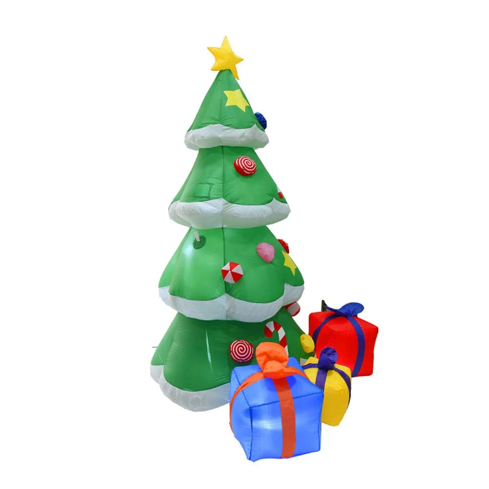 Inflatable Christmas Tree LED Lights Weatherproof Foldable